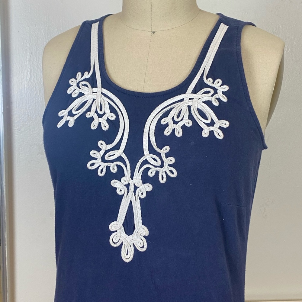 Navy white sleeveles Lilly Pulitzer dress sorority